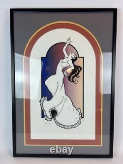 Gayle Anderson Signed Serigraph 13/20 Art Deco Dancer Framed Limited Edition Pri