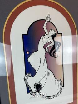 Gayle Anderson Signed Serigraph 13/20 Art Deco Dancer Framed Limited Edition Pri
