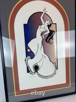Gayle Anderson Signed Serigraph 13/20 Art Deco Dancer Framed Limited Edition Pri