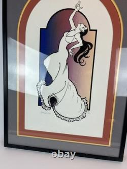 Gayle Anderson Signed Serigraph 13/20 Art Deco Dancer Framed Limited Edition Pri