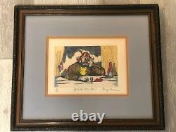 George Crionis Limited Edition Clown Art Titled What's The Use Signed & Framed