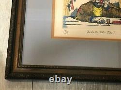 George Crionis Limited Edition Clown Art Titled What's The Use Signed & Framed