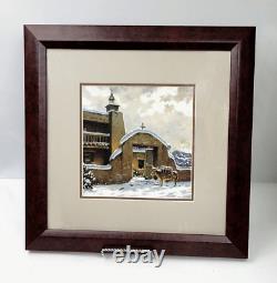 George Hallmark Limited Edition Lithograph Signed Numbered Matted & Framed 15