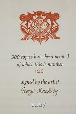 George Mackley / ENGRAVED IN THE WOOD Limited Signed Edition 1968