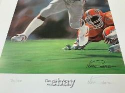 Georgia Bulldogs Signed Limited Edition Heisman Trophy Herschel Walker Print