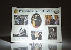 Gerald R Ford / Limited Edition Broadside President Gerald R Ford Signed 1st ed