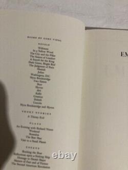 Gore Vidal EMPIRE Signed and Numbered Limited Edition 1987 # 40/250