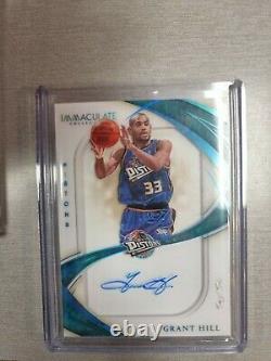 Grant Hill 1/1 Immaculate Detroit Pistons Panini Autograph One Of One NBA Auto