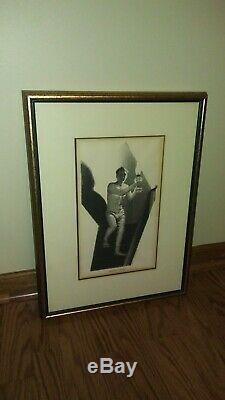 Grant Wood Signed Limited Edition Authentic Lithograph Midnight Alarm