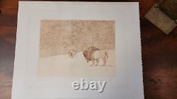 Guillaume Azoulay Home Limited Edition Etching Numbered Hand Signed By Artist