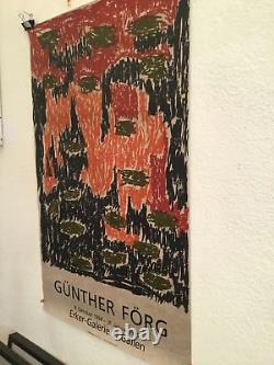 Gunter Förg Original Signed Lithograph Limited Edition Art Print