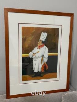 Guy Buffet Signed Serigraph Print Chef Albert Limited Edition 329/595