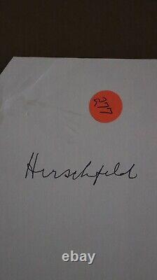 HARLEM AS SEEN BY HIRSCHFELD Limited Edition signed by Al Hirschfeld