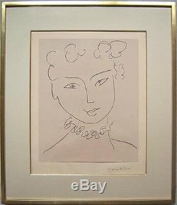 HENRI MATISSE Hand Signed 1951 Original Lithograph Pour Versailles