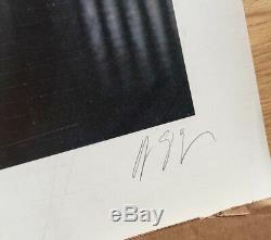 H. R. Giger signed limited edition print huge and rare print Biomechanoid