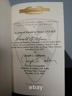 Hal Moore & Joe Galloway SIGNED Vietnam War AUTOGRAPHED Limited Edition