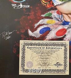 Halloween Horror Nights Jack The Clown Limited Edition Signed/Autographed Poster