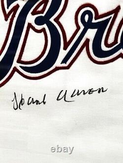 Hank Aaron Autographed 715 Commemorative 25th Anniversary Limited Edition Jersey