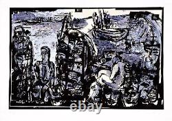 Hans Jürg Buckmeire German signed limited edition original art print silkscreen