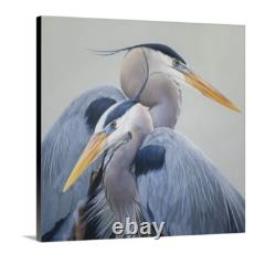 Harmony Blue Herons Bird Art Limited Edition Signed Print Coastal Art