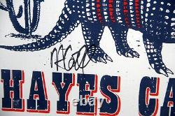 Hayes Carll Signed Limited Edition Poster Framed PSA/DNA 3-3-1