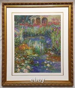 Henri Plisson Original Signed Impressionist Limited Edition Serigraph, LILI Pond