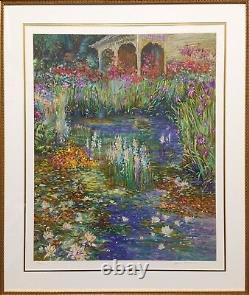 Henri Plisson Original Signed Impressionist Limited Edition Serigraph, LILI Pond