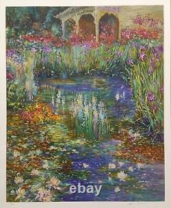 Henri Plisson Original Signed Impressionist Limited Edition Serigraph, LILI Pond