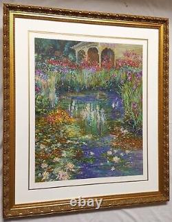 Henri Plisson Original Signed Impressionist Limited Edition Serigraph, LILI Pond