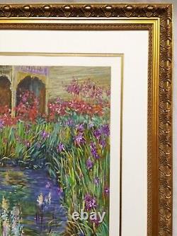 Henri Plisson Original Signed Impressionist Limited Edition Serigraph, LILI Pond