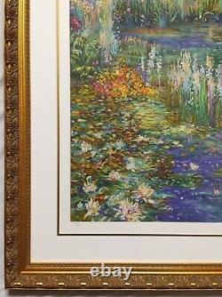 Henri Plisson Original Signed Impressionist Limited Edition Serigraph, LILI Pond