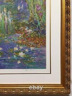 Henri Plisson Original Signed Impressionist Limited Edition Serigraph, LILI Pond