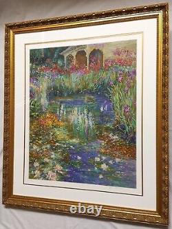 Henri Plisson Original Signed Impressionist Limited Edition Serigraph, LILI Pond