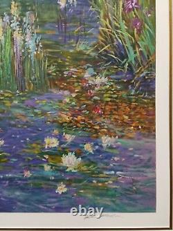 Henri Plisson Original Signed Impressionist Limited Edition Serigraph, LILI Pond