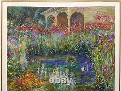 Henri Plisson Original Signed Impressionist Limited Edition Serigraph, LILI Pond