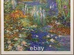 Henri Plisson Original Signed Impressionist Limited Edition Serigraph, LILI Pond