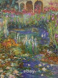 Henri Plisson Original Signed Impressionist Limited Edition Serigraph, LILI Pond