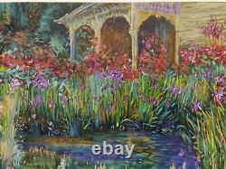 Henri Plisson Original Signed Impressionist Limited Edition Serigraph, LILI Pond