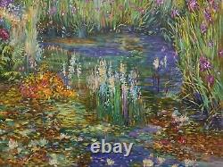 Henri Plisson Original Signed Impressionist Limited Edition Serigraph, LILI Pond