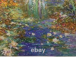 Henri Plisson Original Signed Impressionist Limited Edition Serigraph, LILI Pond