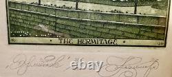 Hermitage Museum, signed limited edition lithograph, St. Petersburg