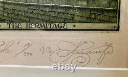 Hermitage Museum, signed limited edition lithograph, St. Petersburg
