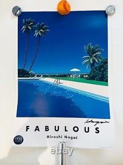 Hiroshi Nagai Little Exhibition FABULOUS Limited Edition Autographed Poster A2 2