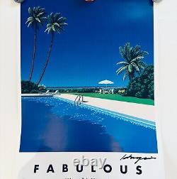 Hiroshi Nagai Little Exhibition FABULOUS Limited Edition Autographed Poster A2 2