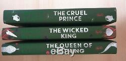 Holly Black The Cruel Prince Wicked King Queen of Nothing SIGNED Fairyloot Eds