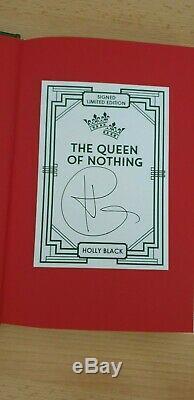 Holly Black The Cruel Prince Wicked King Queen of Nothing SIGNED Fairyloot Eds