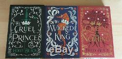 Holly Black The Cruel Prince Wicked King Queen of Nothing SIGNED Illumicrate Eds