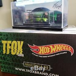 Hot Wheels TANNER FOX AUTOGRAPHED TFOX Nissan GT-R R35 Guaczilla 1 Of 100 Made