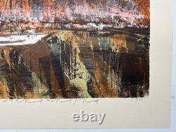 Howard Bradford Signed & Dated Vintage Serigraph Print September City 1966