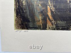 Howard Bradford Signed & Dated Vintage Serigraph Print September City 1966